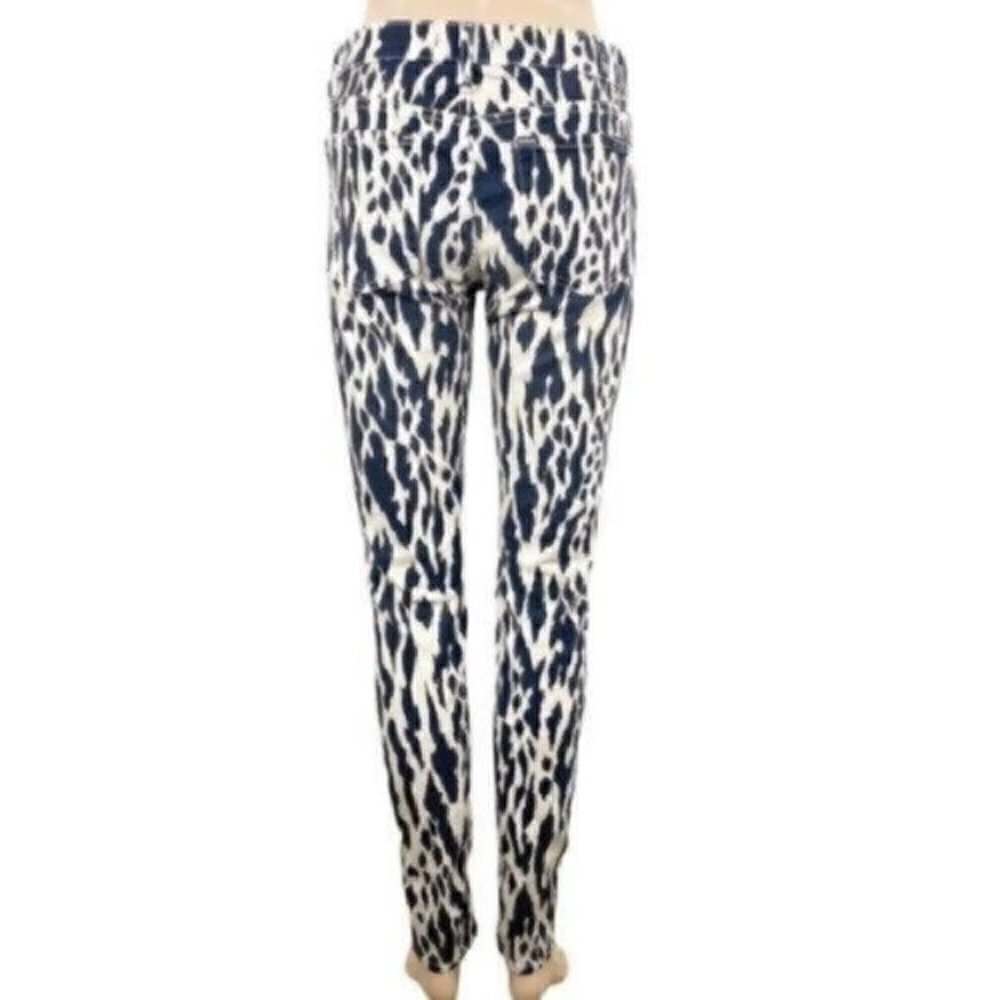 7 for all Mankind The Skinny animal print jeans size 27 Style  # AU0150390A - Picture 3 of 14